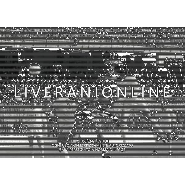 05-03-1989 MONZA CAMPIONATO DI CALCIO SERIE B MONZA-REGGINA 2-2 NELLA FOTO AZIONE DI GIOCO AG ALDO LIVERANI SAS