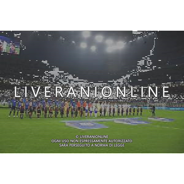 Fc Internazionale-Viktoria Plizen, Uefa Champions League 2022--2023 26 October 2022 In pic: SQUADRE SCHIERATE FOTO ANDREA ROSITO-AG ALDO LIVERANI SAS