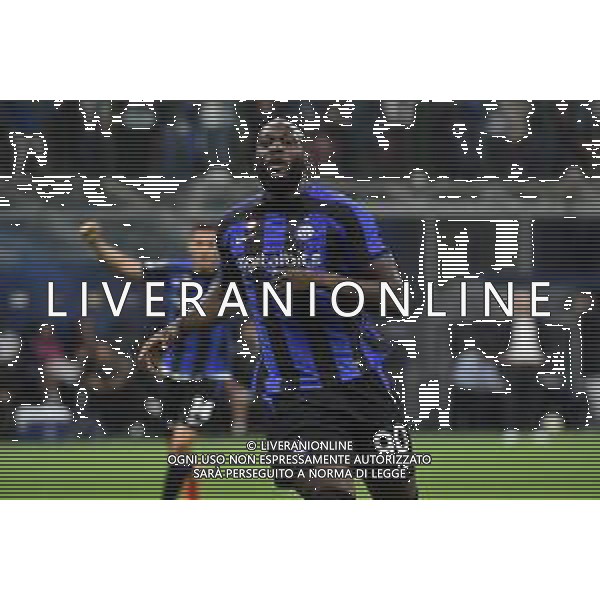 Romelu Lukaku (Inter) esulta dopo il gol del 4 a 0 Inter vs Viktoria Plzen Milano 26-10-2022 Stadio Giuseppe Meazza - San Siro UEFA Champions League fase a gironi gruppo C - 5a giornata foto Roberto Garavaglia/ag. Aldo Liverani sas /AGENZIA ALDO LIVERANI SAS