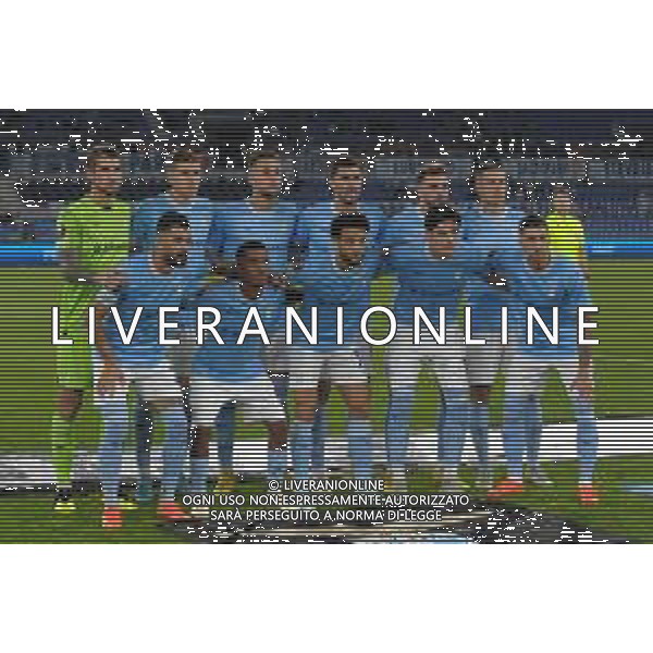 Lazio vs Midtjylland Europa League - 5 Giornata Stadio Olimpico - Roma 27-10-2022 nella foto formazione squadra Lazio in posa foto ©Federico Gaetano/AGENZIA ALDO LIVERANI SAS