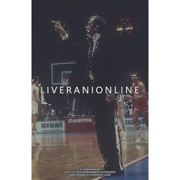 RETROSPETTIVA RICCARDO SALES ALLENATORE BASKET NELLA FOTO RICCARDO SALES AG ALDO LIVERANI SAS