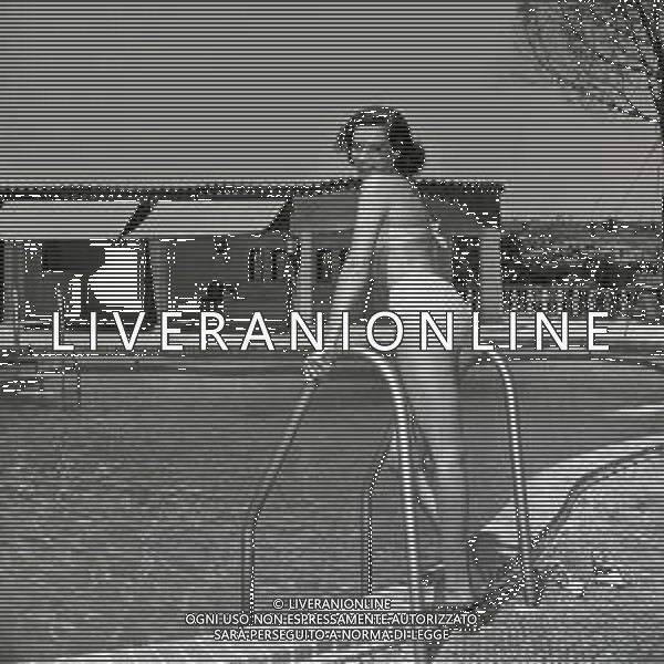 Kerima, pseudonimo di Miriam Charriére, è un\'attrice francese nellgli anni 1950-1955 a Roma AG ALDO LIVERANI SAS