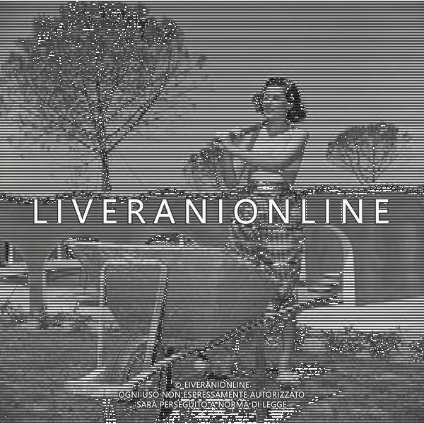 Kerima, pseudonimo di Miriam Charriére, è un\'attrice francese nellgli anni 1950-1955 a Roma AG ALDO LIVERANI SAS