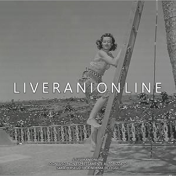 Kerima, pseudonimo di Miriam Charriére, è un\'attrice francese nellgli anni 1950-1955 a Roma AG ALDO LIVERANI SAS