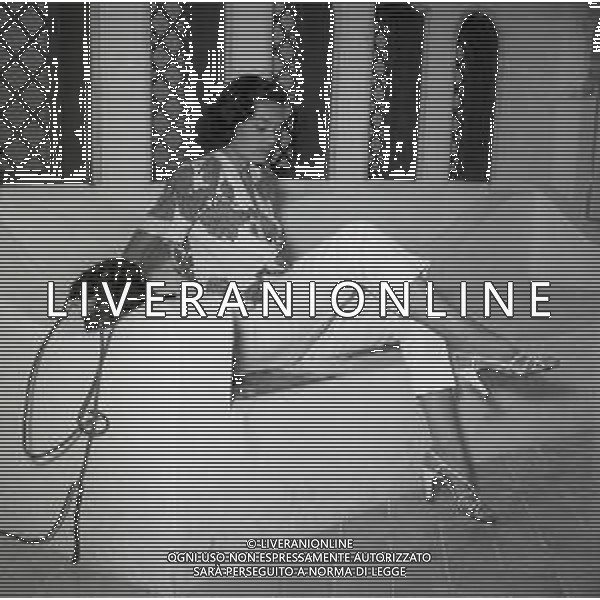 Kerima, pseudonimo di Miriam Charriére, è un\'attrice francese nellgli anni 1950-1955 a Roma AG ALDO LIVERANI SAS