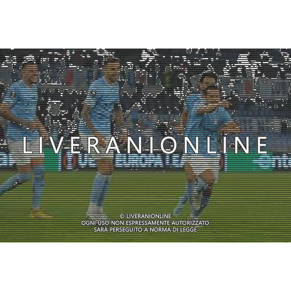 Lazio vs Midtjylland Europa League - 5 Giornata Stadio Olimpico - Roma 27-10-2022 nella foto Esultanza dopo il gol di Pedro ©Federico Gaetano/AGENZIA ALDO LIVERANI SAS