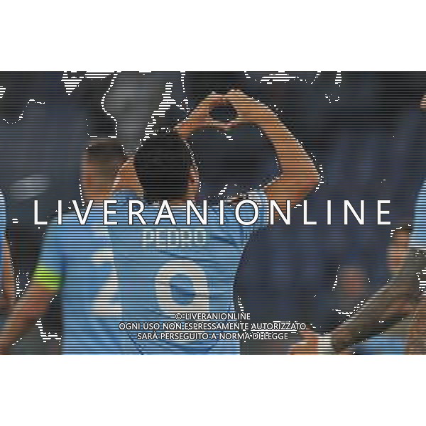Lazio vs Midtjylland Europa League - 5 Giornata Stadio Olimpico - Roma 27-10-2022 nella foto Esultanza dopo il gol di Pedro ©Federico Gaetano/AGENZIA ALDO LIVERANI SAS