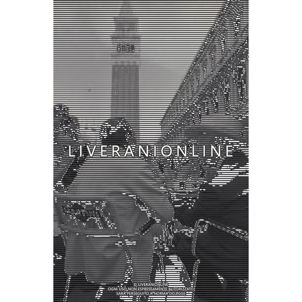 RETROSPETTIVA ARTHUR RUBINSTEIN PIANISTA NELLA FOTO ARTHUR RUBINSTEIN A VENEZIA NELL\'ANNO 1979  AG ALDO LIVERANI SAS 