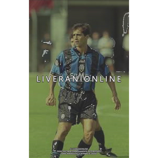 03-08-1999 ALZANO LOMBARDO-AMICHEVOLE ALZANO-ATALANTA NELLA FOTO NICOLA CACCIA AG ALDO LIVERANI SAS