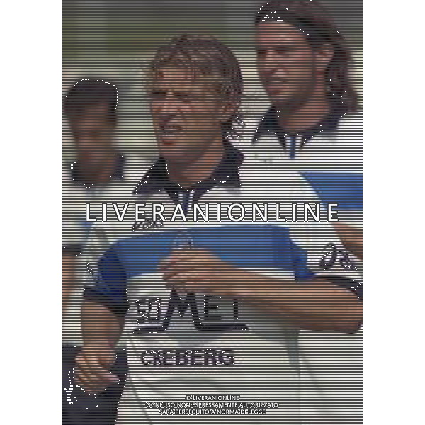 03-08-1999 ALZANO LOMBARDO-AMICHEVOLE ALZANO-ATALANTA NELLA FOTO MASSIMO CARRERA AG ALDO LIVERANI SAS
