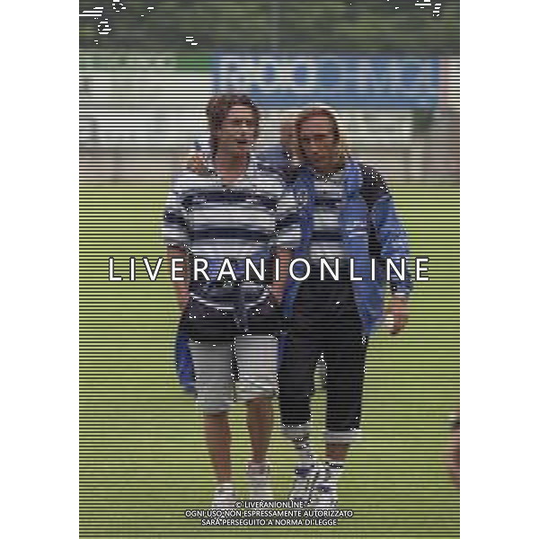 03-08-1999 ALZANO LOMBARDO-AMICHEVOLE ALZANO-ATALANTA NELLA FOTO MARCO NAPPI E MASSIMO ORLANDO AG ALDO LIVERANI SAS
