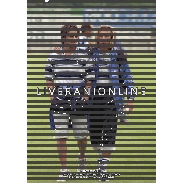 03-08-1999 ALZANO LOMBARDO-AMICHEVOLE ALZANO-ATALANTA NELLA FOTO MARCO NAPPI E MASSIMO ORLANDO AG ALDO LIVERANI SAS