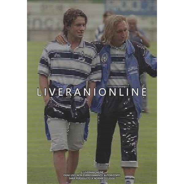 03-08-1999 ALZANO LOMBARDO-AMICHEVOLE ALZANO-ATALANTA NELLA FOTO MARCO NAPPI E MASSIMO ORLANDO AG ALDO LIVERANI SAS