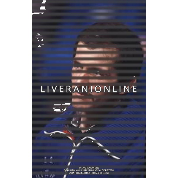 RETROSPETTIVA MAURIZIO DA ZOLT FONDISTA NELLA FOTO MAURIZIO DA ZOLT ALLA TRASMISSIONE DELLA DOMENICA SPORTIVA NELL\'ANNO 1986-1987 AG ALDO LIVERANI SAS