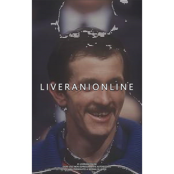 RETROSPETTIVA MAURIZIO DA ZOLT FONDISTA NELLA FOTO MAURIZIO DA ZOLT ALLA TRASMISSIONE DELLA DOMENICA SPORTIVA NELL\'ANNO 1986-1987 AG ALDO LIVERANI SAS