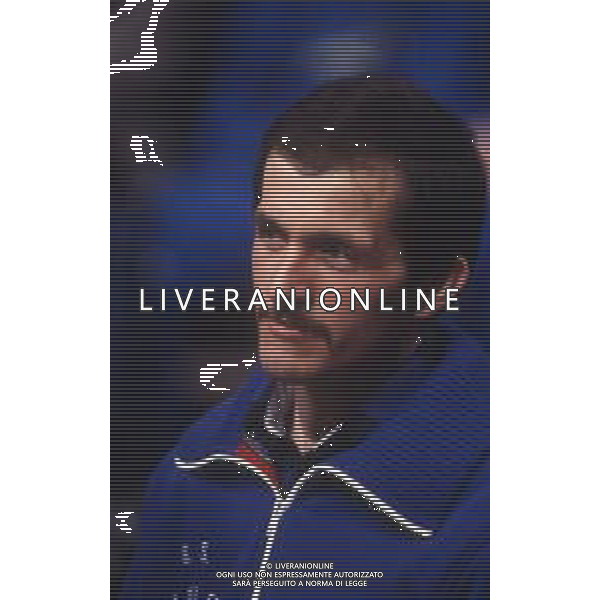 RETROSPETTIVA MAURIZIO DA ZOLT FONDISTA NELLA FOTO MAURIZIO DA ZOLT ALLA TRASMISSIONE DELLA DOMENICA SPORTIVA NELL\'ANNO 1986-1987 AG ALDO LIVERANI SAS