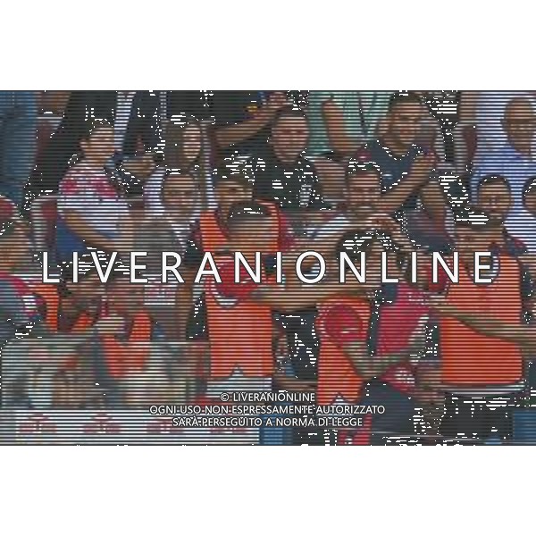 29-10-2022. Cagliari Calcio-Reggina C.S. 11° giornata serie BKT 2022/2023, stadio Unipol Domus Cagliari. Foto Salvatore Moi/Aldo Liverani s.a.s. Nella foto: Gol ed esultanza del Cagliari contro Reggina in casa, allo Stadio Unipol Domus di Cagliari. Segna: Gianluca Lapadula Cagliari ©MOI SALVATORE/AGENZIA ALDO LIVERANI SAS