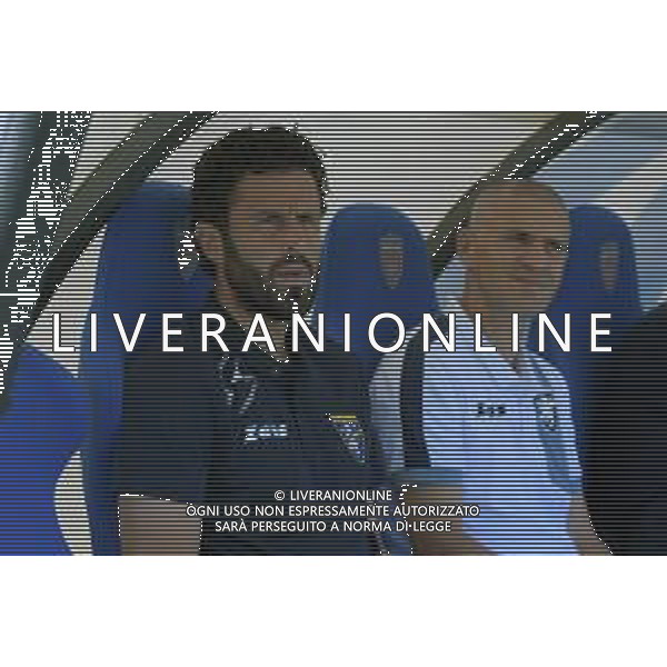 Cosenza vs Frosinone Serie B 2022-2023. Otctober 29, 2022 at Stadio San Vito-Marulla in Cosenza, Italy. In pic: Fabio Grosso in panchina ©Andrea Rosito/AGENZIA ALDO LIVERANI SAS