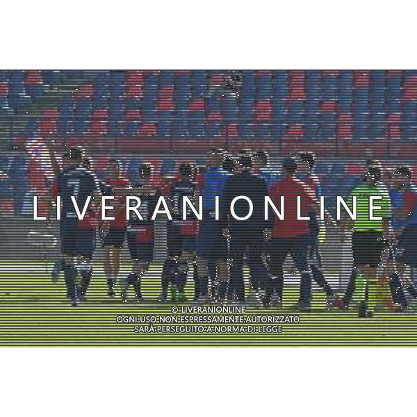 Cosenza vs Frosinone Serie B 2022-2023. Otctober 29, 2022 at Stadio San Vito-Marulla in Cosenza, Italy. In pic: Davide Merola gol esultanza ©Andrea Rosito/AGENZIA ALDO LIVERANI SAS