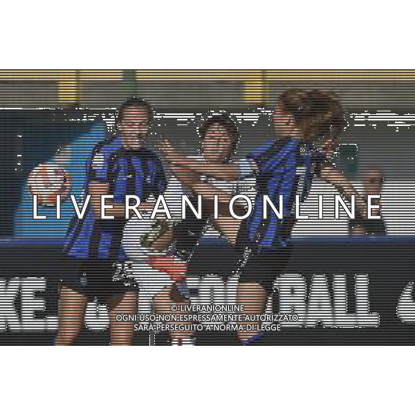 TVRG Valentina Giacinti (Roma) tra Anna Bjork Kristjansdottir (Inter) e Beatrice Merlo (Inter) Inter vs Roma Sesto San Giovanni (MI) 29-10-2022 Stadio Ernesto Breda Serie A femminile TIMVISION - 8a giornata foto Roberto Garavaglia/ag. Aldo Liverani sas /AGENZIA ALDO LIVERANI SAS