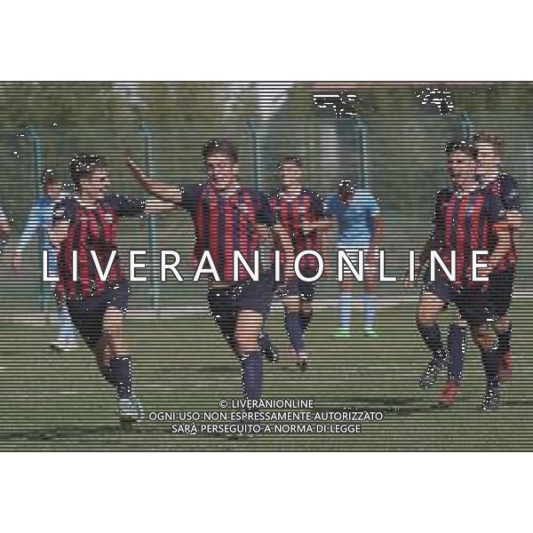 IMOLA 29 10 2022 PRIMAVERA 2 IMOLESE CALCIO-LAZIO 3-1 NELLA FOTO ZANNONI DOPO GOL DELLA VITTORIA CON ANTOGNOLI FINI VLAHOVIC FOTO GIANNI SANNA-AG ALDO LIVERANI SAS