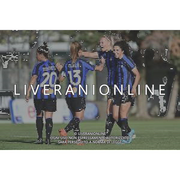 TVRG esultanza Inter dopo il gol dell\'1 a 2 Inter vs Roma Sesto San Giovanni (MI) 29-10-2022 Stadio Ernesto Breda Serie A femminile TIMVISION - 8a giornata foto Roberto Garavaglia/ag. Aldo Liverani sas