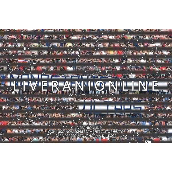 29-10-2022. Cagliari Calcio-Reggina C.S. 11° giornata serie BKT 2022/2023, stadio Unipol Domus Cagliari. Foto Salvatore Moi/Aldo Liverani s.a.s. Nella foto: Tifosi Cagliari. striscione ©MOI /AGENZIA ALDO LIVERANI SAS