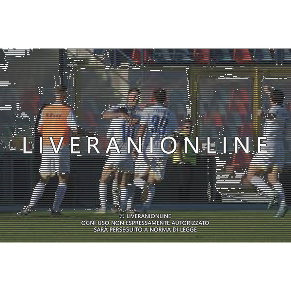 Cosenza vs Frosinone Serie B 2022-2023. Otctober 29, 2022 at Stadio San Vito-Marulla in Cosenza, Italy. In pic: celebrate gol Frosinone FOTO ANDREA ROSITO-AG ALDO LIVERANI SAS