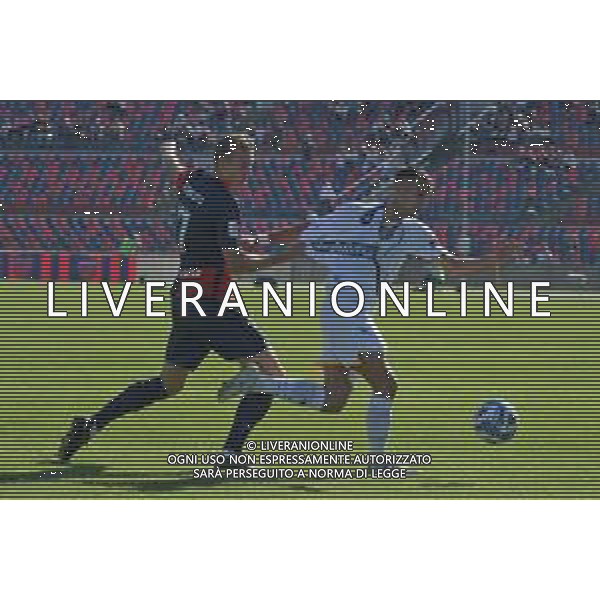 Cosenza vs Frosinone Serie B 2022-2023. Otctober 29, 2022 at Stadio San Vito-Marulla in Cosenza, Italy. In pic: Emil Kornvig and Luca Garritano ©Andrea Rosito /AGENZIA ALDO LIVERANI SAS