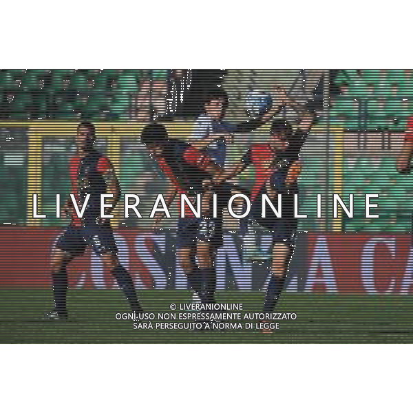 Cosenza vs Frosinone Serie B 2022-2023. Otctober 29, 2022 at Stadio San Vito-Marulla in Cosenza, Italy. In pic: Michele Rigione, Michael Venturi, Giacomo Calo\' and Samuele Mulattieri ©Andrea Rosito /AGENZIA ALDO LIVERANI SAS