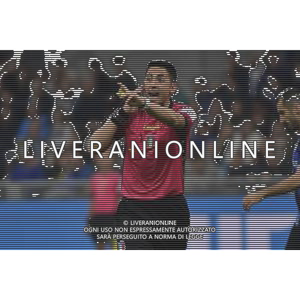 l\'arbitro Luca Massimi di Termoli (CB) Inter vs Sampdoria Milano 29-10-2022 Stadio Giuseppe Meazza - San Siro Campionato Serie A TIM - 12a giornata foto Roberto Garavaglia/ag. Aldo Liverani sas / AGENZIA ALDO LIVERANI SAS
