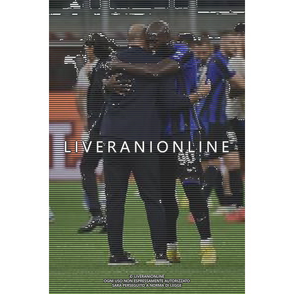 il saluto tra Dejan Stankovic allenatore Sampdoria e Romelu Lukaku (Inter) a fine gara Inter vs Sampdoria Milano 29-10-2022 Stadio Giuseppe Meazza - San Siro Campionato Serie A TIM - 12a giornata foto Roberto Garavaglia/ag. Aldo Liverani sas / AGENZIA ALDO LIVERANI SAS