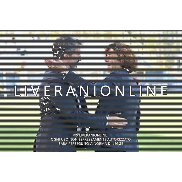 TVRG Alessandro Spugna allenatore Roma e Rita Guarino allenatrice Inter Inter vs Roma Sesto San Giovanni (MI) 29-10-2022 Stadio Ernesto Breda Serie A femminile TIMVISION - 8a giornata foto Roberto Garavaglia/ag. Aldo Liverani sas / AGENZIA ALDO LIVERANI SAS