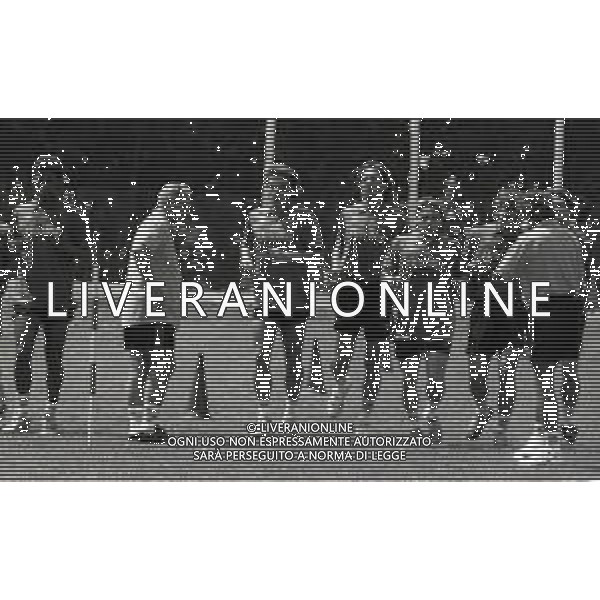 1992 ALLENAMENTO ROMA CALCIO NELLA FOTO ALDAIR-VUJADIN BOSKOV-GIOVANNI PIACENTINI- SINISA MIHAJLOVIC-THOMAS HASSLER AG ALDO LIVERANI SAS