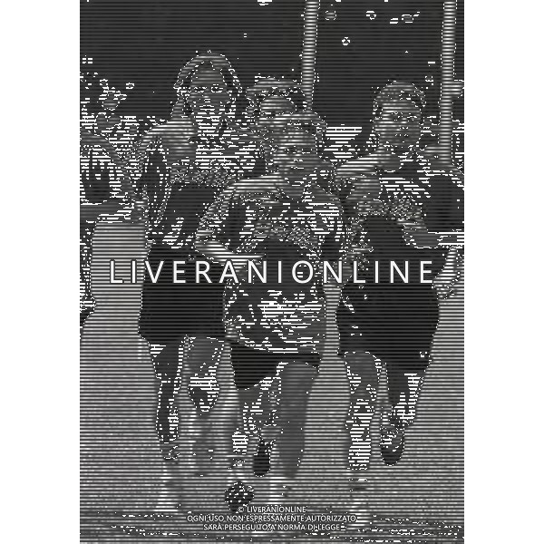 1992 ALLENAMENTO ROMA CALCIO NELLA FOTO SINISA MIHAJLOVIC-THOMAS HASSLER-AMEDEO CARBONI AG ALDO LIVERANI SAS