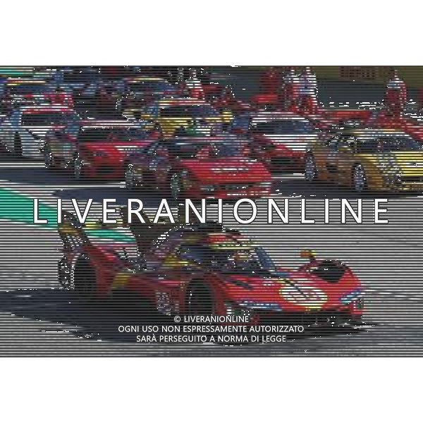 IMOLA AUTODROMO ENZO E DINO FERRAI 30 10 2022 FERRARI FINALI MONDIALI NELLA FOTO FERRARI 499P PER LA GARA LE MANS FOTO GIANNI SANNA-AG ALDO LIVERANI SAS