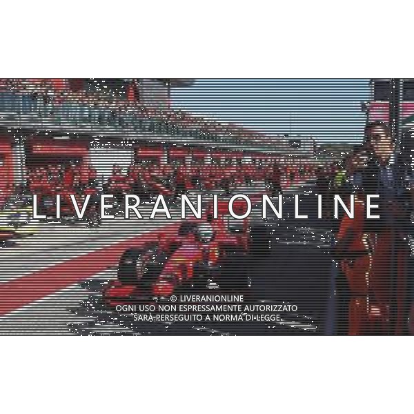 IMOLA 30 10 2022 FERRARI FINALI MONDIALI NELLA FOTO FORMULA 1 AI BOX FOTO GIANNI SANNA-AG ALDO LIVERANI SAS