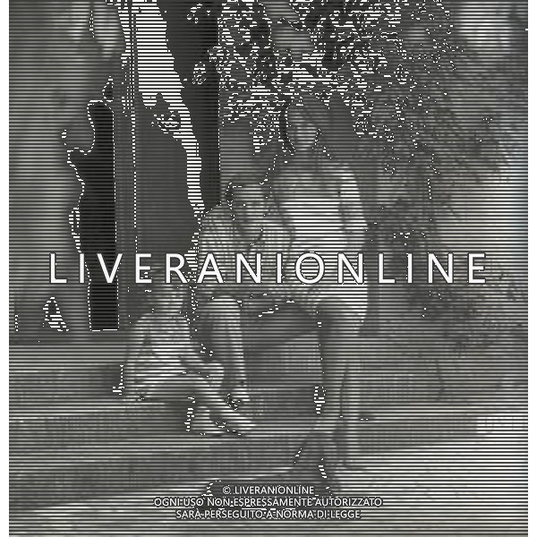 RETROSPETTIVA PHILIPPE LEROY ATTORE NELLA FOTO PHILIPPE LEROY CON FRANCOIS LAURENT E LA FIGLIA PHILIPPINE A ROMA NELL\'ANNO 1967 AG ALDO LIVERANI SAS
