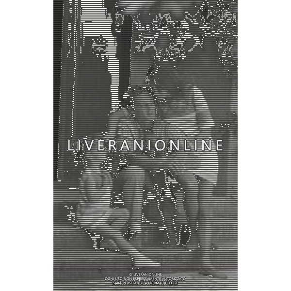 RETROSPETTIVA PHILIPPE LEROY ATTORE NELLA FOTO PHILIPPE LEROY CON FRANCOIS LAURENT E LA FIGLIA PHILIPPINE A ROMA NELL\'ANNO 1967 AG ALDO LIVERANI SAS