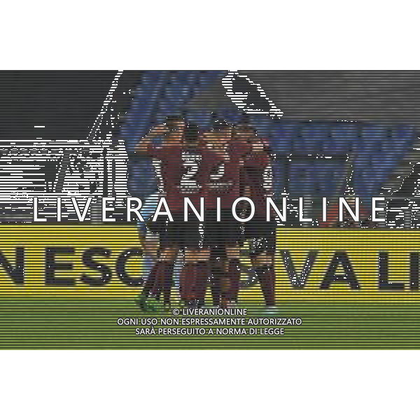 Lazio vs Salernitana Campionato Serie A TIM - 12 Giornata Stadio Olimpico - Roma 30-10-2022 nella foto Esultanza Salernitana dopo Gol Candreva antonio ©Federico Gaetano / AGENZIA ALDO LIVERANI SAS