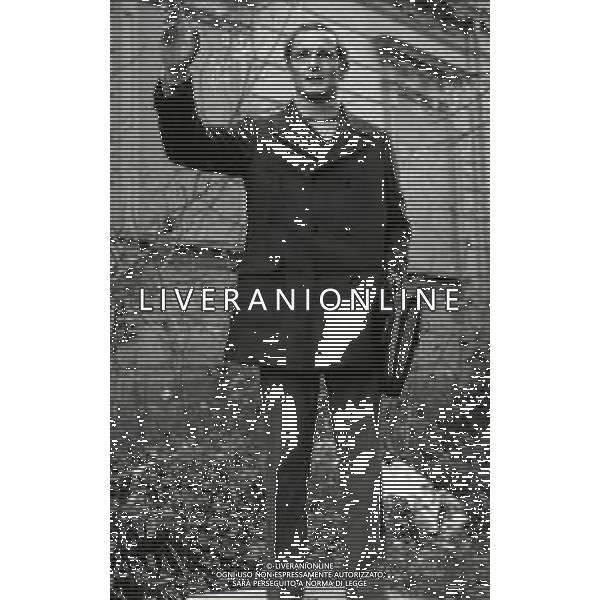 RETROSPETTIVA PHILIPPE LEROY ATTORE NELLA FOTO PHILIPPE LEROY A ROMA NELL\'ANNO 1968  AG ALDO LIVERANI SAS  