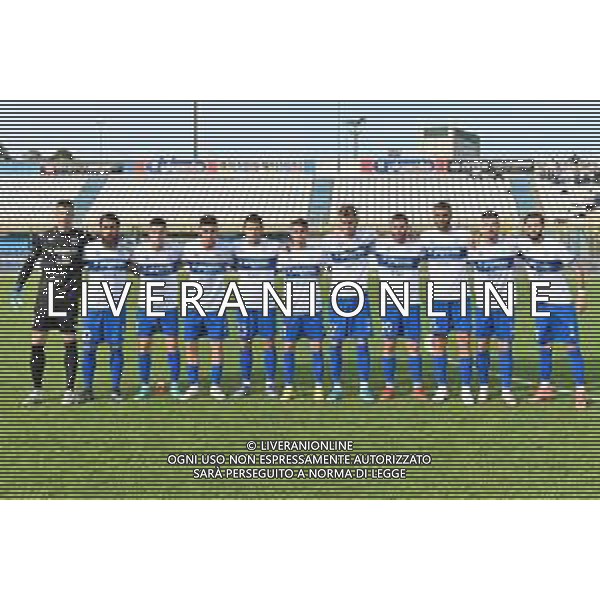 TVRG la formazione della Pro Sesto, da SX Federico Del Frate, Dario Toninelli, Emanuele Maurizii, Alessandro Sala, Lorenzo Giubilato, Alessandro Capelli, Erik Gerbi, Mattia Corradi, Manuel Marzupio, Tommaso Gattoni e Nicolo\' Bruschi Pro Sesto vs Pro Patria Sesto San Giovanni (MI) 30-10-2022 Stadio Ernesto Breda Campionato Serie C girone A - 11a giornata foto Roberto Garavaglia/ag. Aldo Liverani sas / AGENZIA ALDO LIVERANI SAS