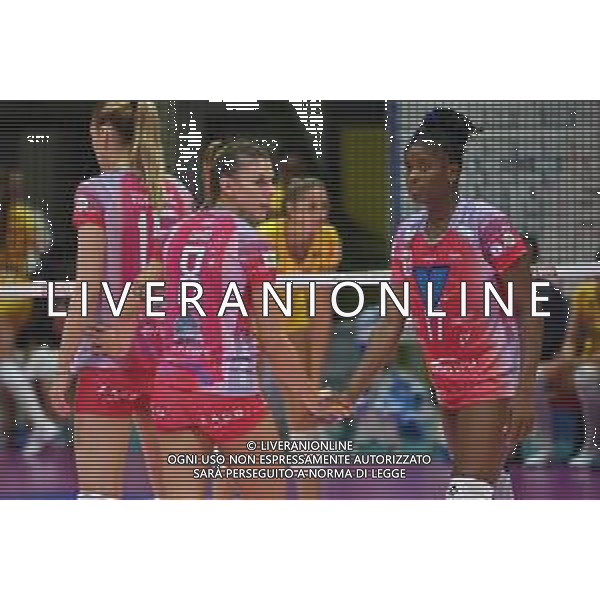TVRG Alessia Orro (Vero Volley Milano) SX e Myriam Sylla (Vero Volley Milano) DX Vero Volley Milano vs Volley Bergamo 1991 Monza 30-10-2022 Arena di Monza campionato femminile Serie A1 - 3a giornata regular season foto Roberto Garavaglia/ag. Aldo Liverani sas / AGENZIA ALDO LIVERANI SAS