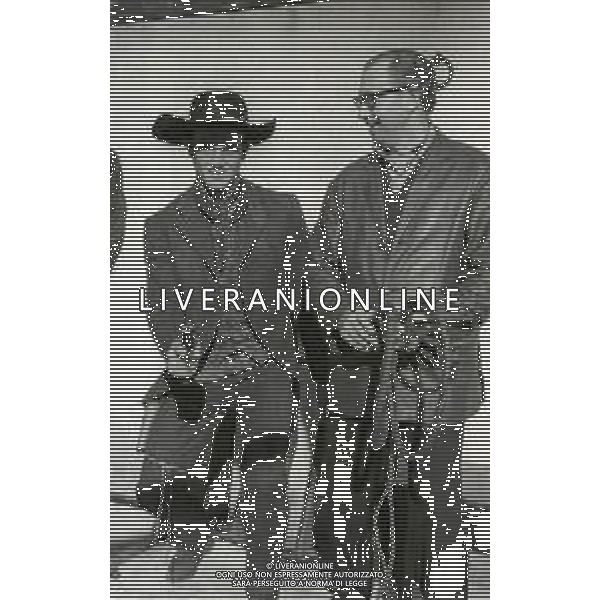 RETROSPETTIVA PHILIPPE LEROY ATTORE NELLA FOTO PHILIPPE LEROY SUL SET DEL FILM “YANKEE“ A ROMA NELL\'ANNO 1967 AG ALDO LIVERANI SAS 