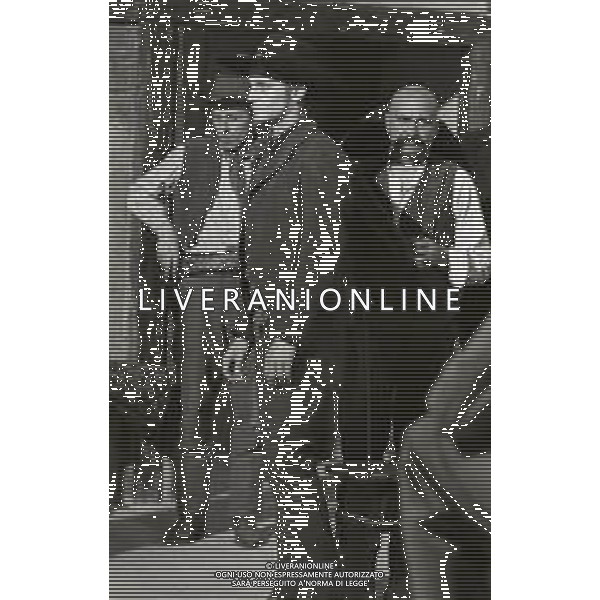 RETROSPETTIVA PHILIPPE LEROY ATTORE NELLA FOTO PHILIPPE LEROY SUL SET DEL FILM “YANKEE“ A ROMA NELL\'ANNO 1967 AG ALDO LIVERANI SAS 