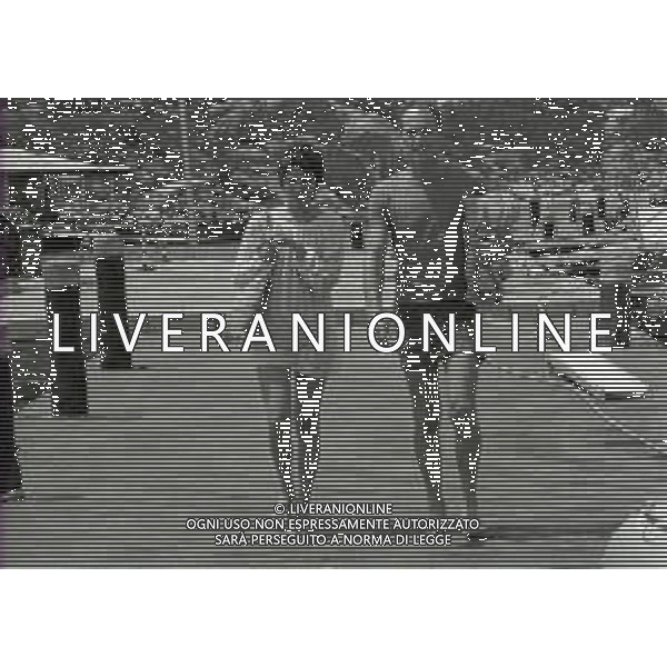 RETROSPETTIVA PHILIPPE LEROY ATTORE NELLA FOTO PHILIPPE LEROY A PORTO ROTONDO NELL\'ANNO 1973 CON EMMA BINI AG ALDO LIVERANI SAS