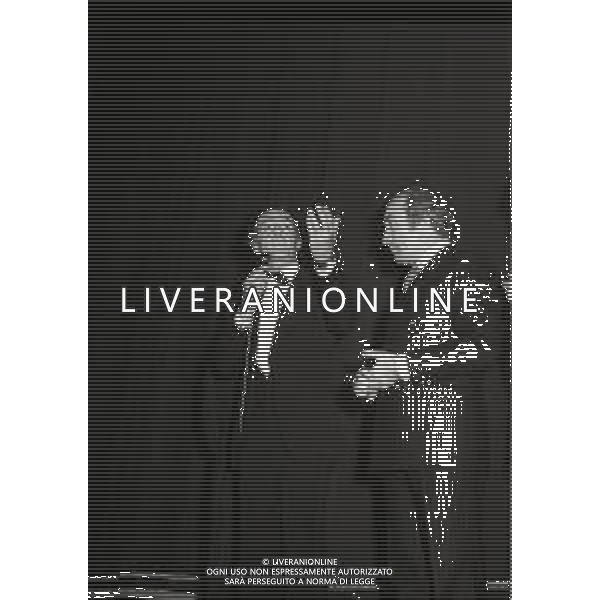 RETROSPETTIVA PHILIPPE LEROY ATTORE NELLA FOTO PHILIPPE LEROY AL PREMIO RODOLFO VALENTINO NELL\'ANNO 1975  AG ALDO LIVERANI SAS 