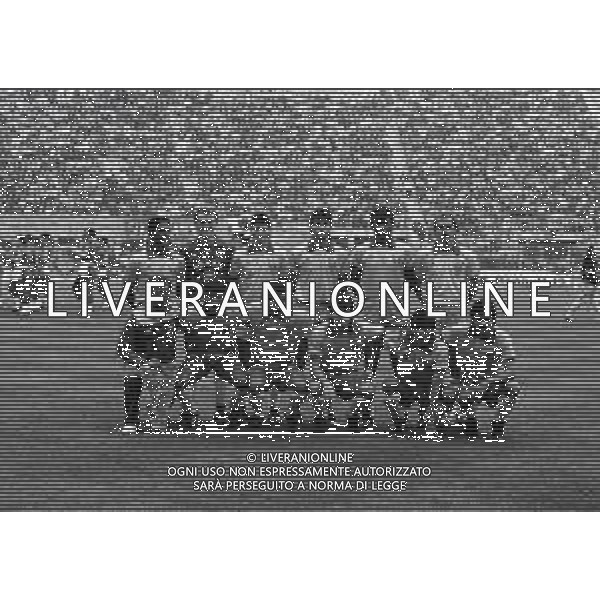 14-10-1989 BOLOGNA PARTITA AMICHEVOLE NAZIONALE ITALIANA -BRASILE 0-1 NELLA FOTO FORMAZIONE BRASILE 1989 AG ALDO LIVERANI SAS