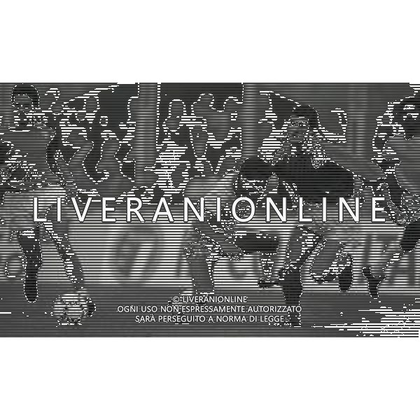 14-10-1989 BOLOGNA PARTITA AMICHEVOLE NAZIONALE ITALIANA -BRASILE 0-1 NELLA FOTO CIRO FERRARA E MULLER AG ALDO LIVERANI SAS