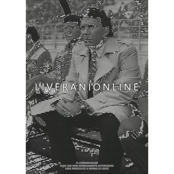 14-10-1989 BOLOGNA PARTITA AMICHEVOLE NAZIONALE ITALIANA -BRASILE 0-1 NELLA FOTO SEBASTIANO LAZARONI ALLENATORE NAZIONALE BRASILIANA AG ALDO LIVERANI SAS